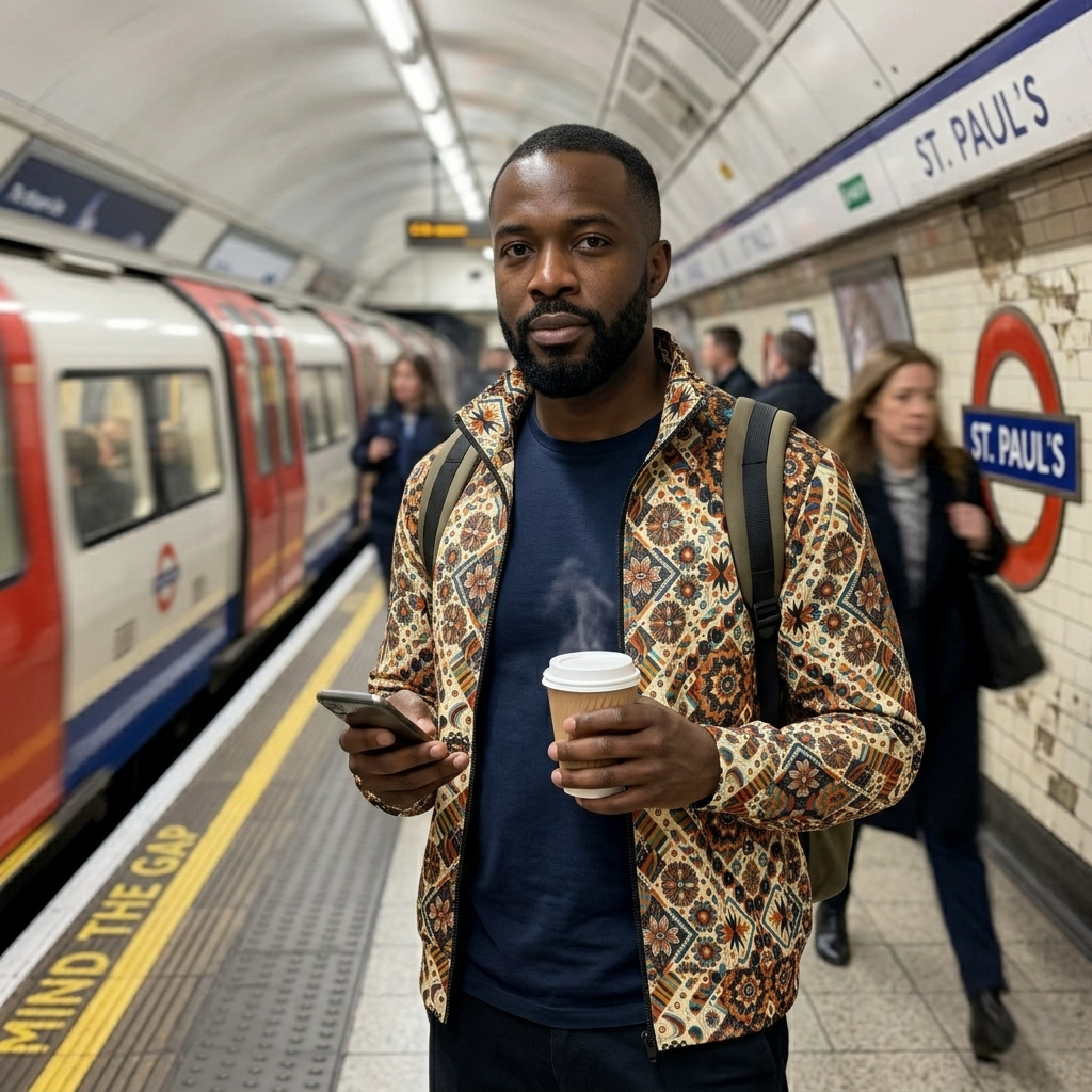 HUMANCHIC Afrik Travel-ready Track Jacket — Men