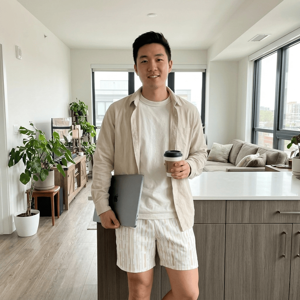 HUMANCHIC Matrix Long Shorts — Men