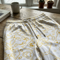 HUMANCHIC Waves Wide-Leg Pants — Women · Gold
