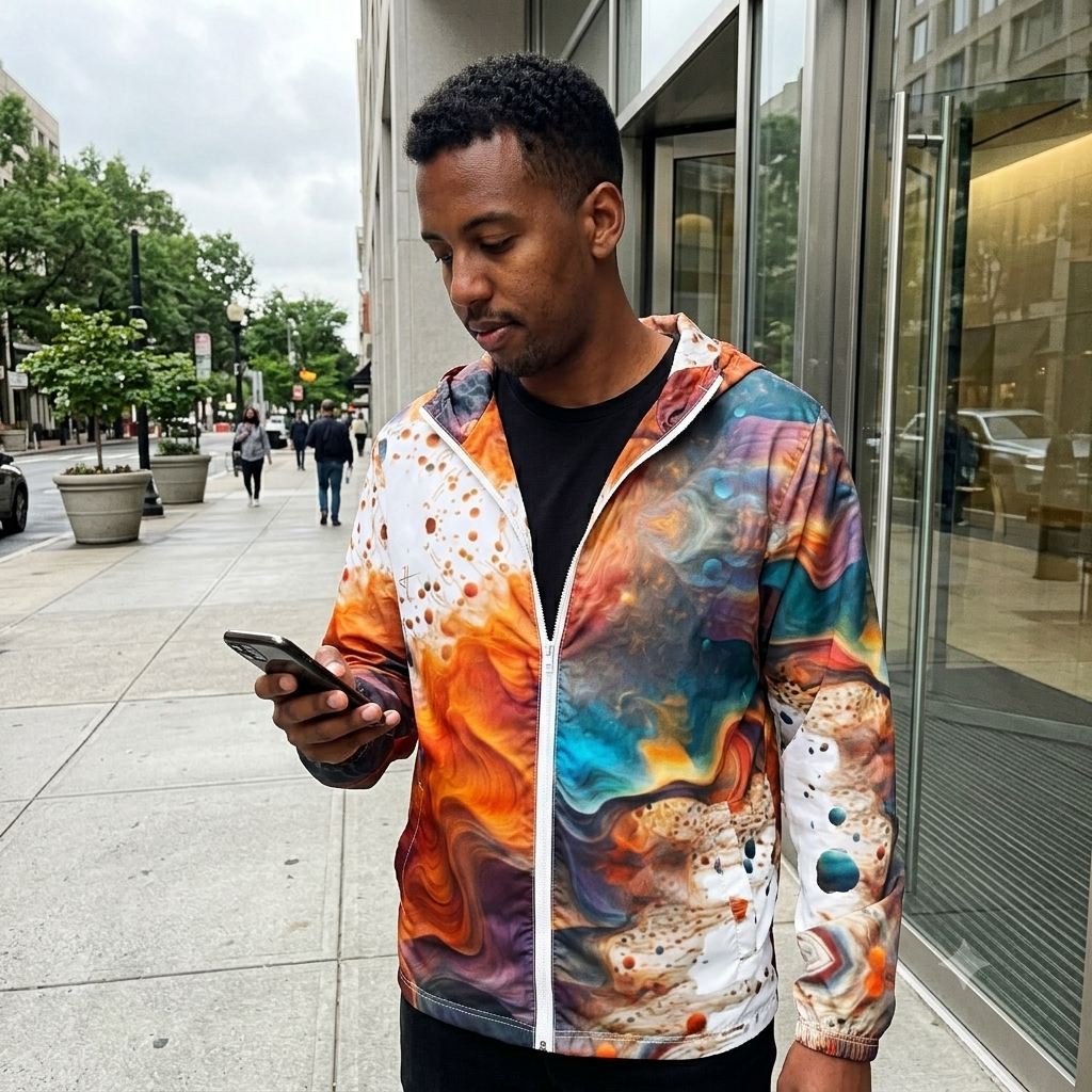 Veste coupe-vent Constellation #PL