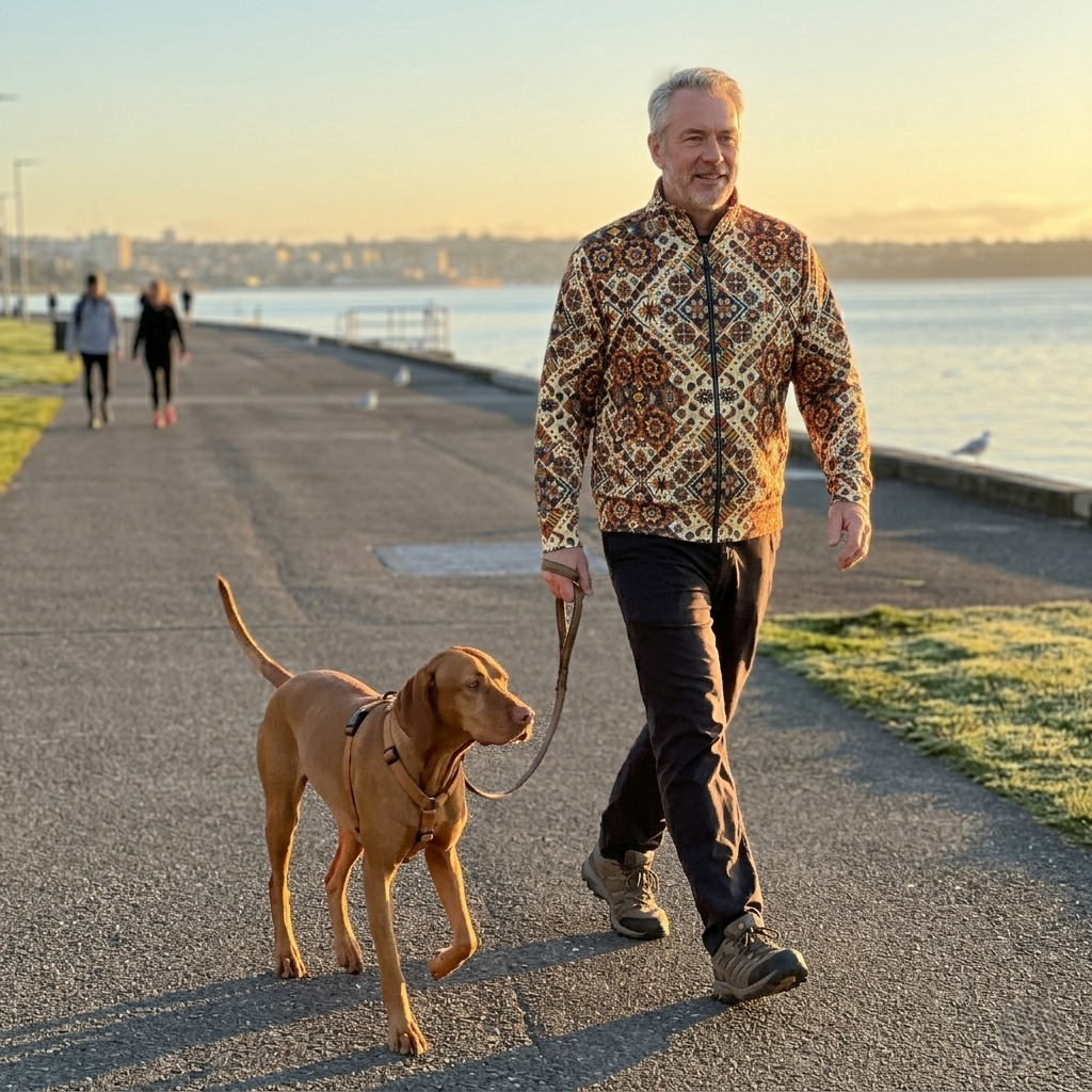 HUMANCHIC Afrik Travel-ready Track Jacket — Men