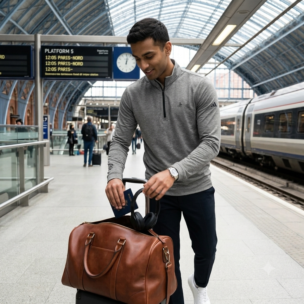 HUMANCHIC Atelier Everyday Quarter-Zip Pullover — Men