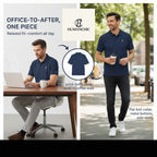 HUMANCHIC Workday Piqué Polo — Men