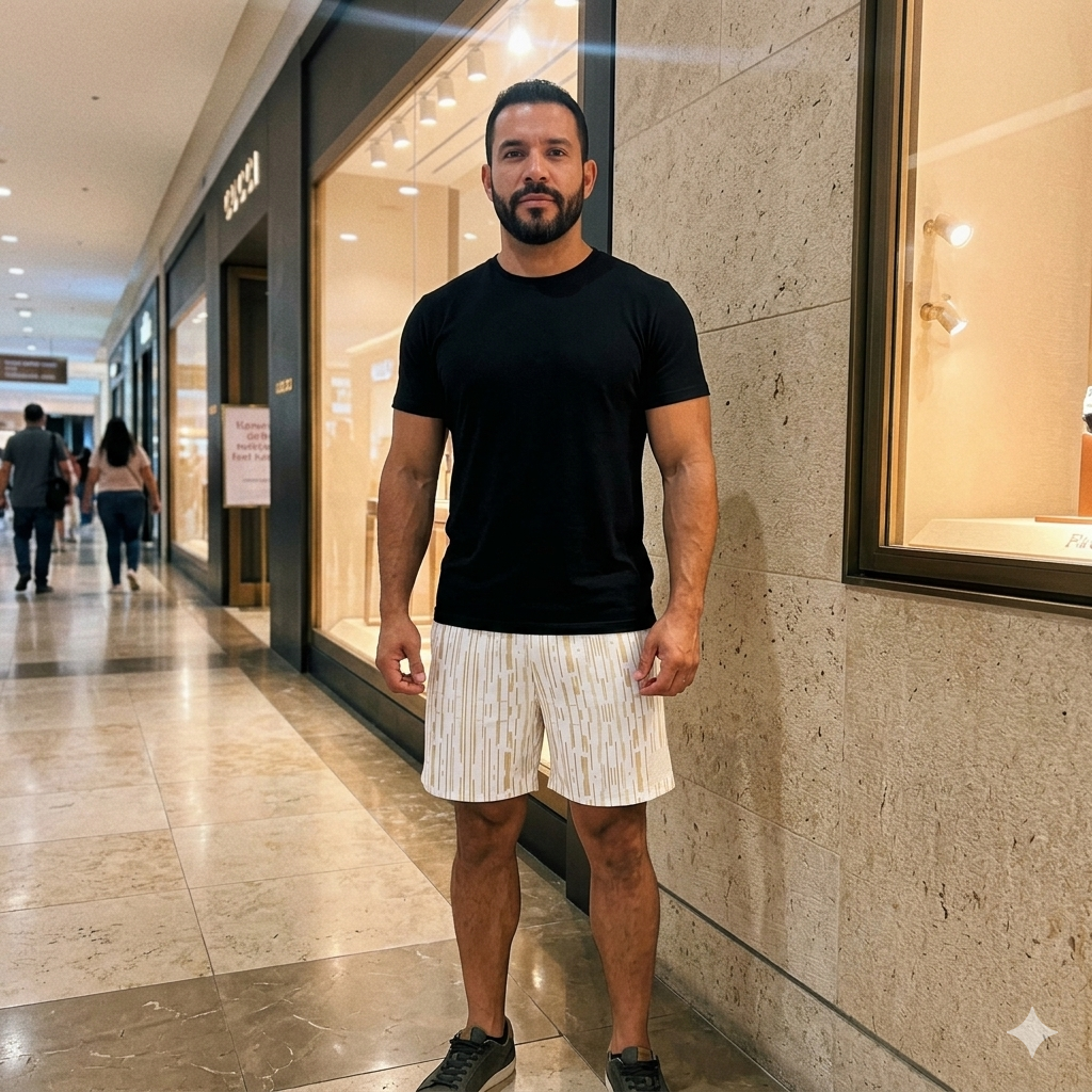 HUMANCHIC Matrix Long Shorts — Men