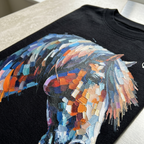 HUMANCHIC Structured Horse T-Shirt — Men