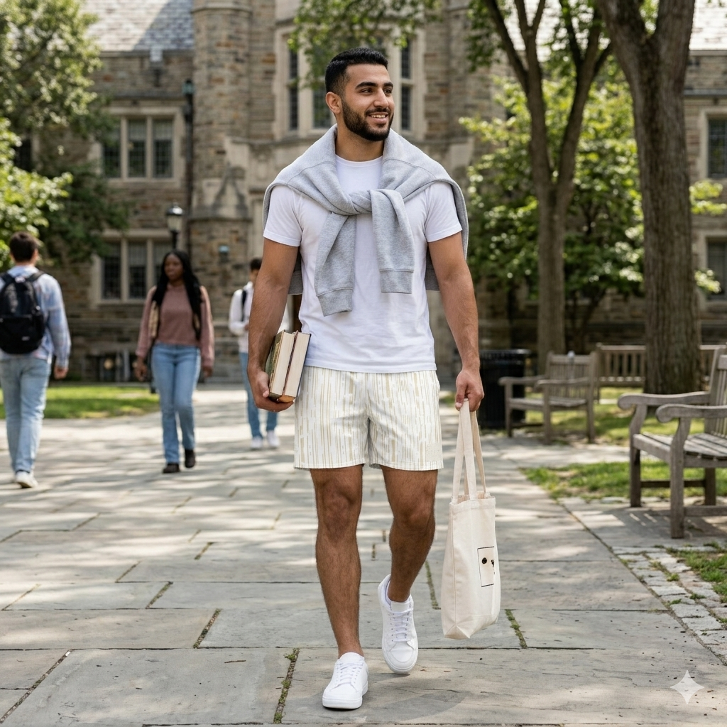 HUMANCHIC Matrix Long Shorts — Men