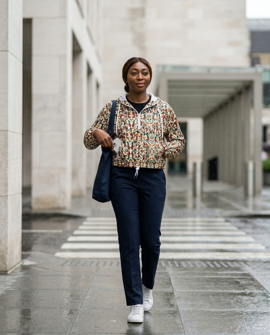 HUMANCHIC SAMKA AFRIK Windbreaker — Women