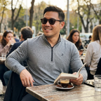 HUMANCHIC Atelier Everyday Quarter-Zip Pullover — Men