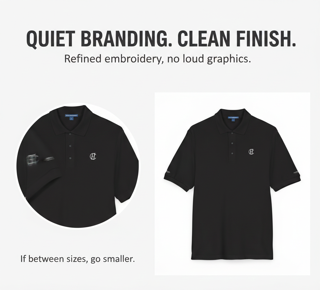 HUMANCHIC Workday Piqué Polo — Men