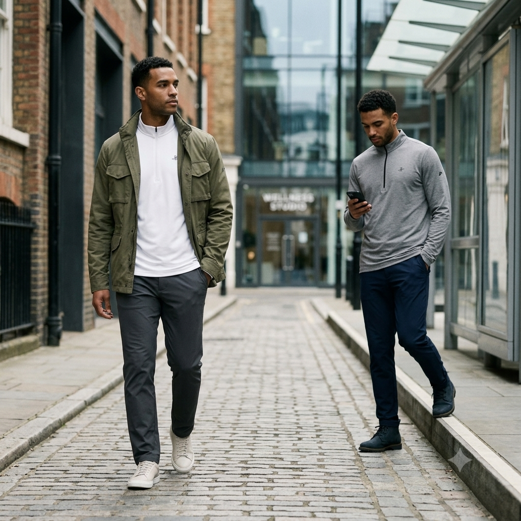 HUMANCHIC Atelier Everyday Quarter-Zip Pullover — Men