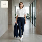 HUMANCHIC Refined Piqué Polo — Women