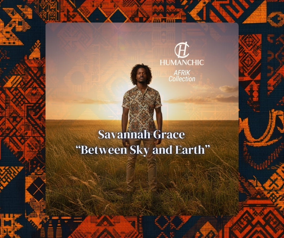 Polo cintré HUMANCHIC Atelier Everyday Afrik — Homme (Marron)