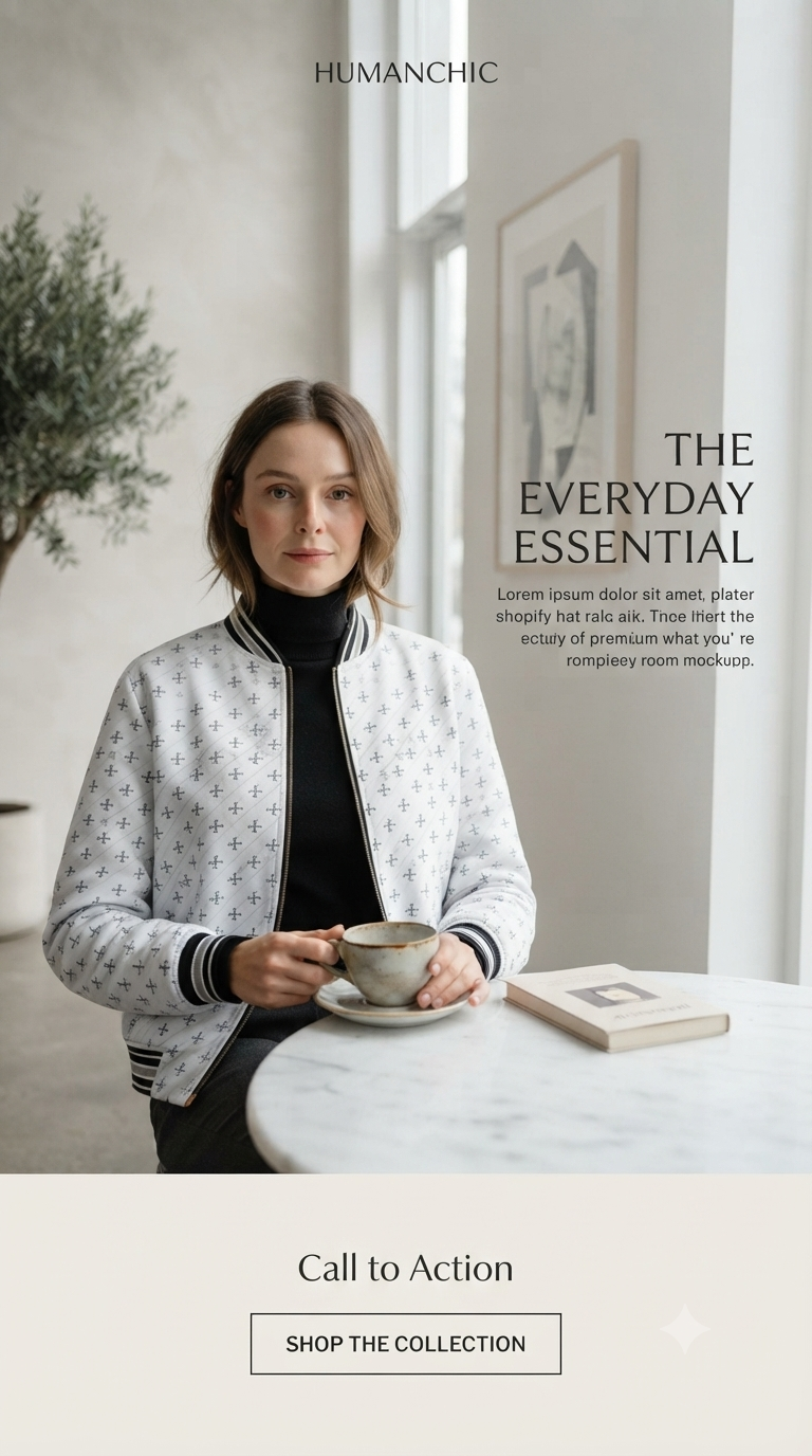HUMANCHIC Atelier Everyday Bomber Jacket — Women