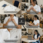 HUMANCHIC Refined Piqué Polo — Women