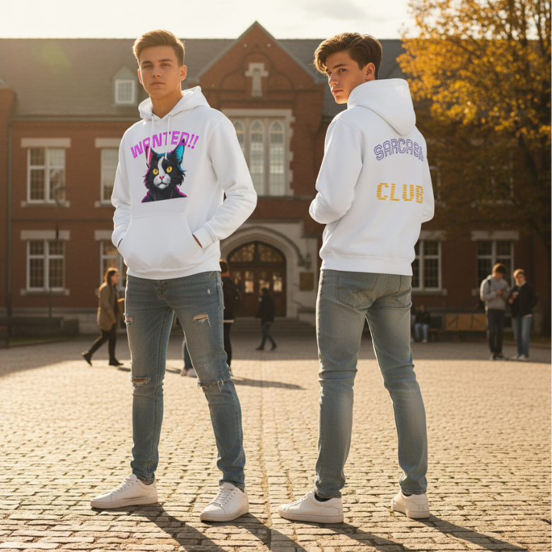 WANTED Youth Heavy Blend Hooded Sweatshirt #PL