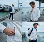 Veste de survêtement HUMANCHIC Atelier Everyday – Golden Waves (Unisexe)