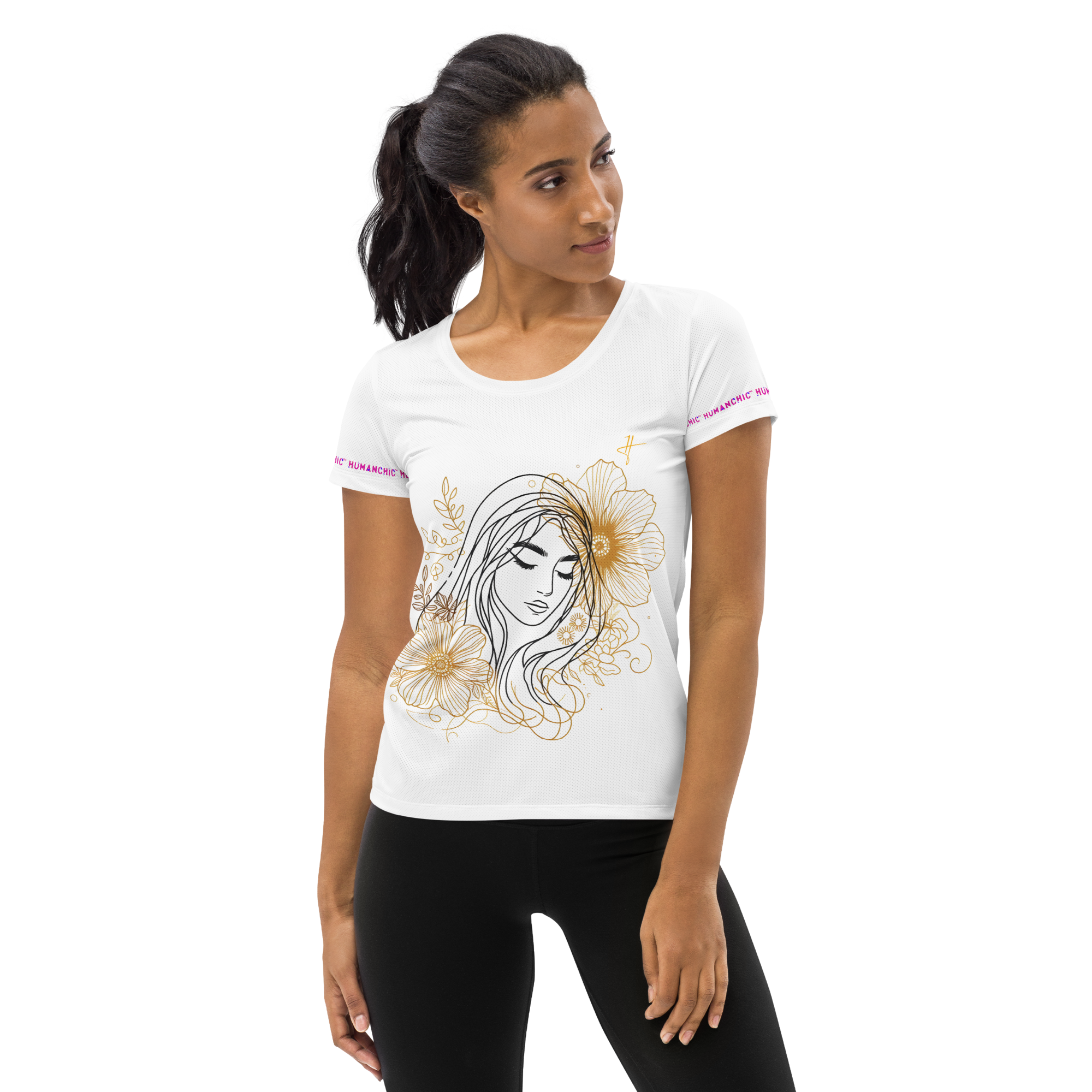 HUMANCHIC Art Line Women T-shirt_Afeg