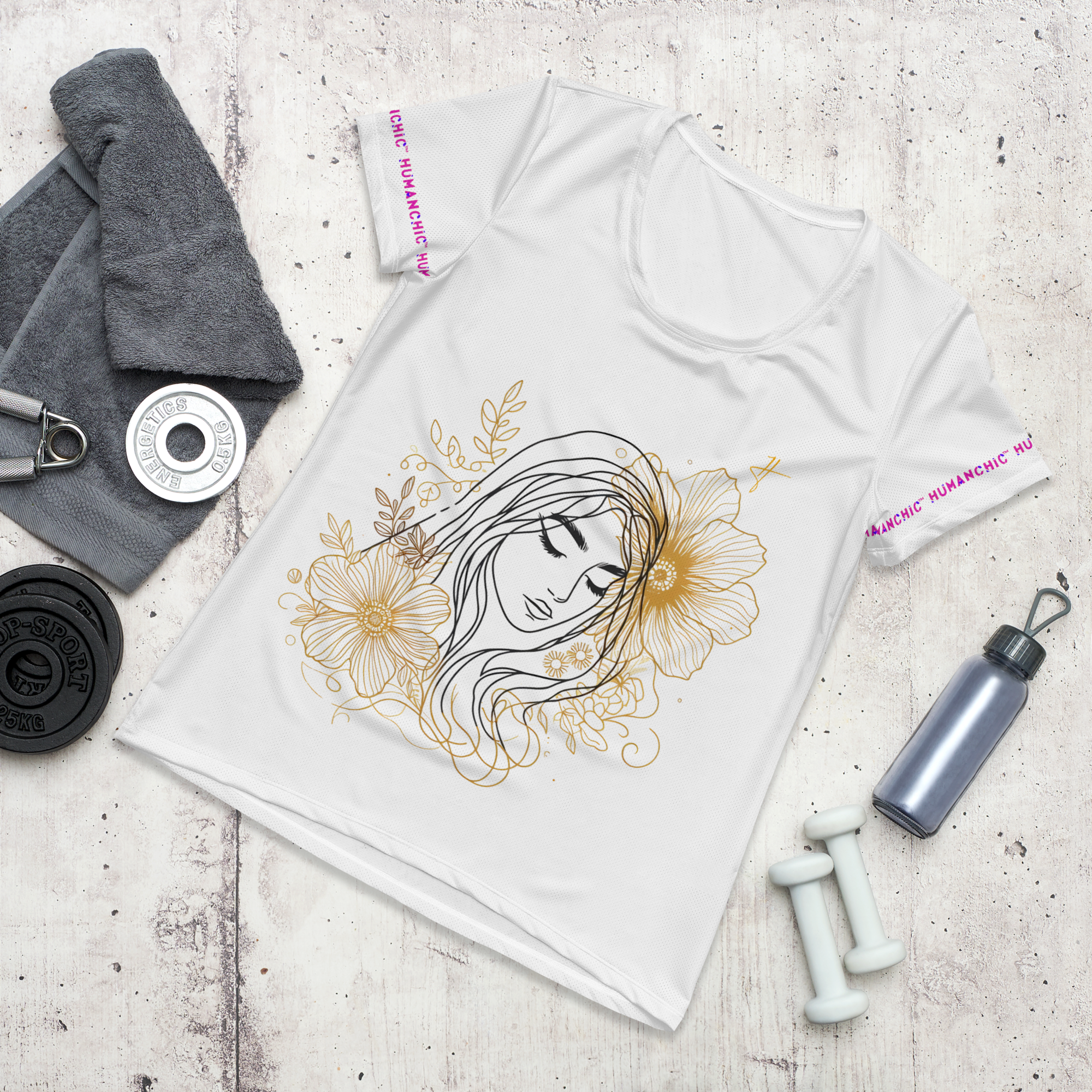 Camiseta feminina Art Line_Afeg #PL