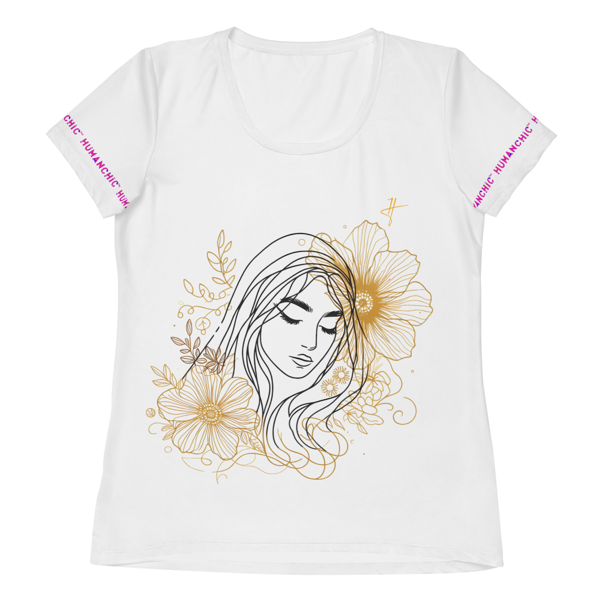 Camiseta feminina Art Line_Afeg #PL