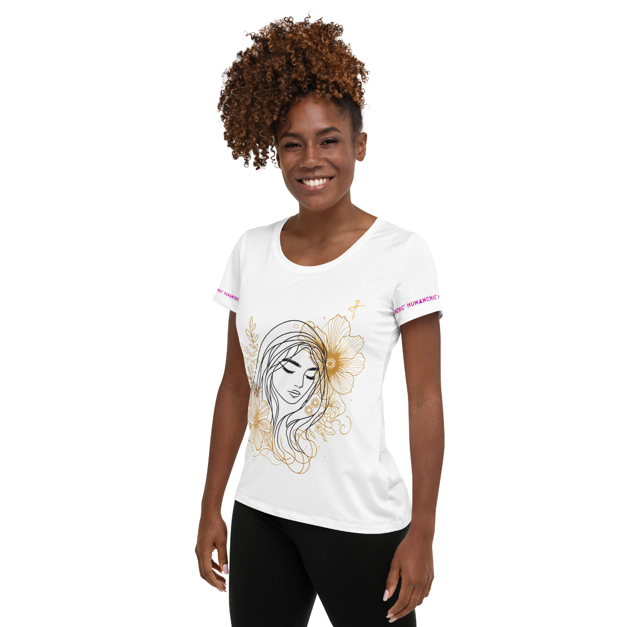 HUMANCHIC Art Line Women T-shirt_Afeg