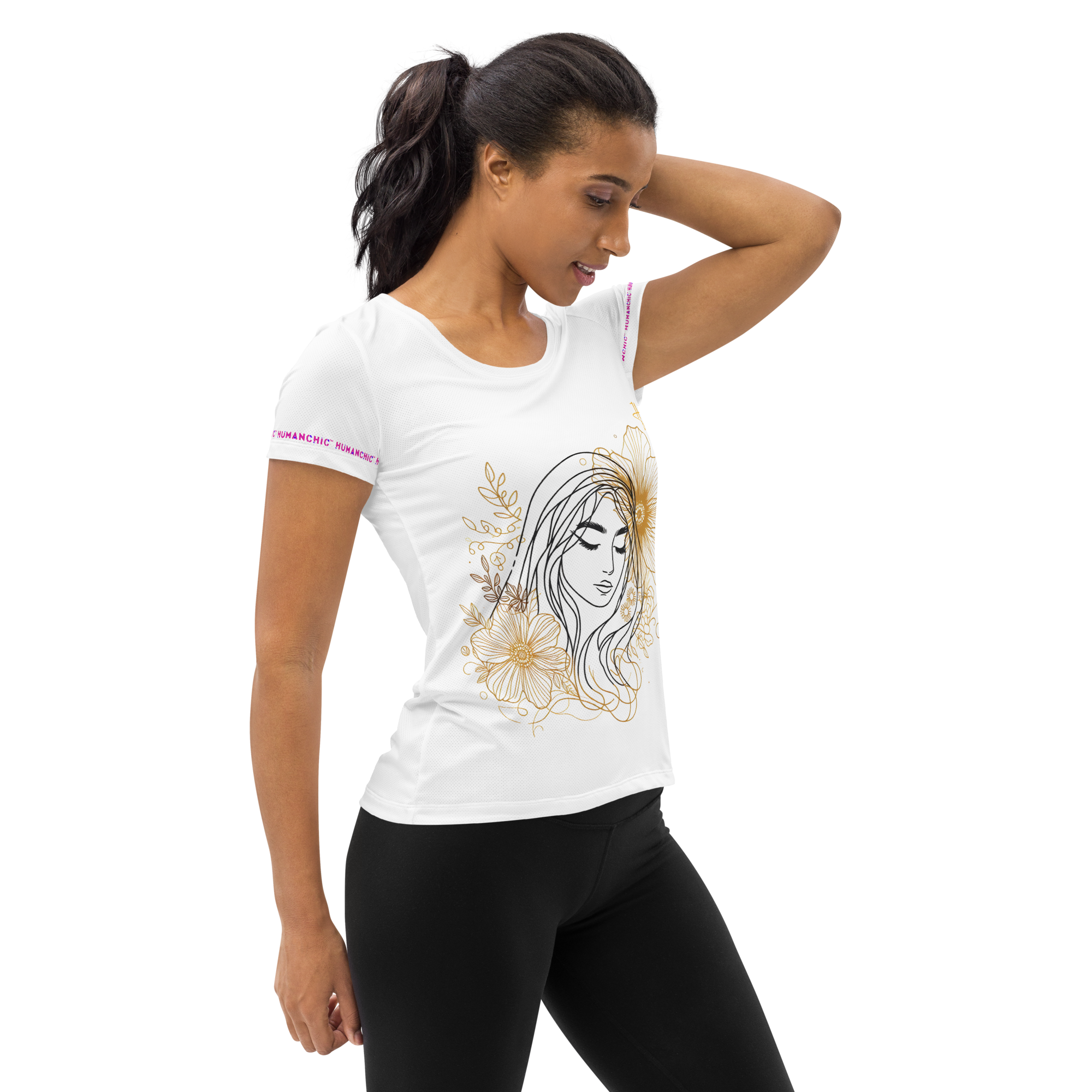 HUMANCHIC Art Line Women T-shirt_Afeg