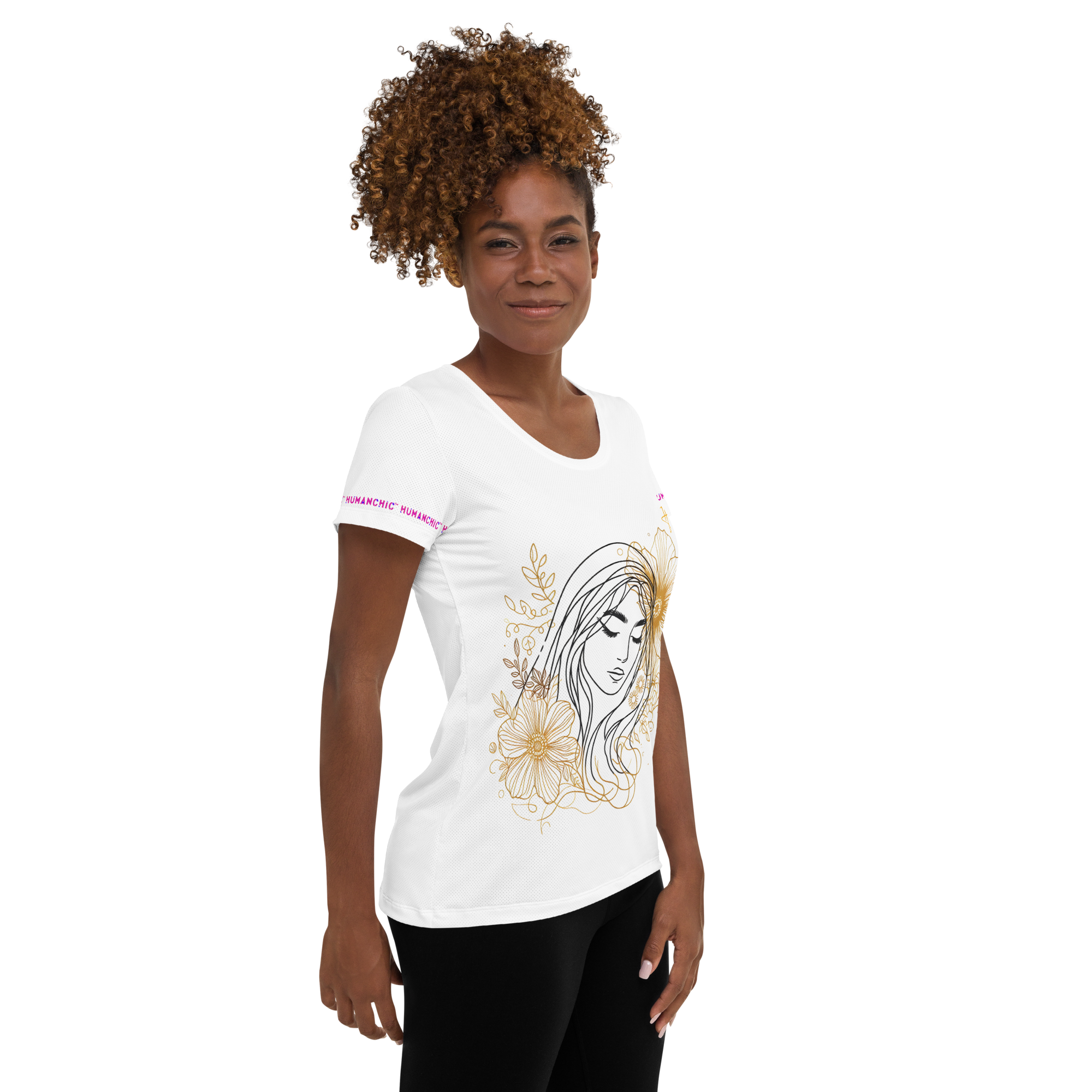 HUMANCHIC Art Line Women T-shirt_Afeg