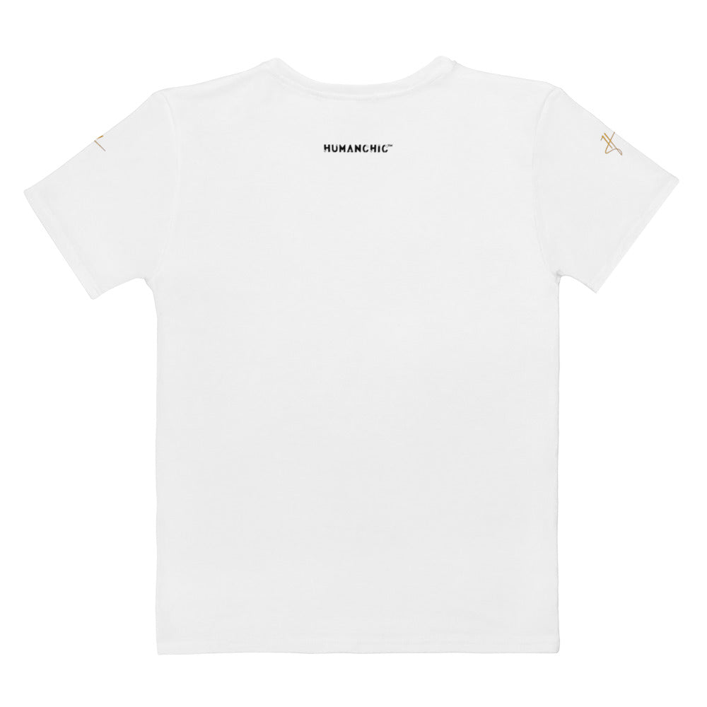 Camiseta feminina Art Line com estampa de idioma #PY