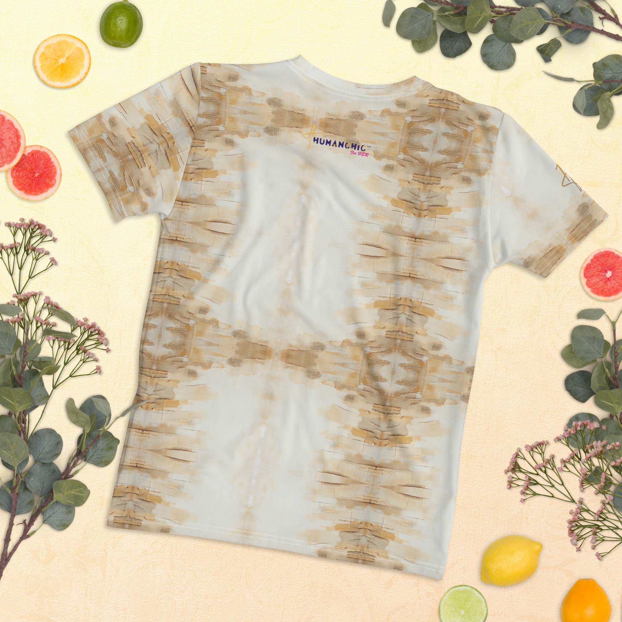 HUMANCHIC Art Line papier-mache T-shirt