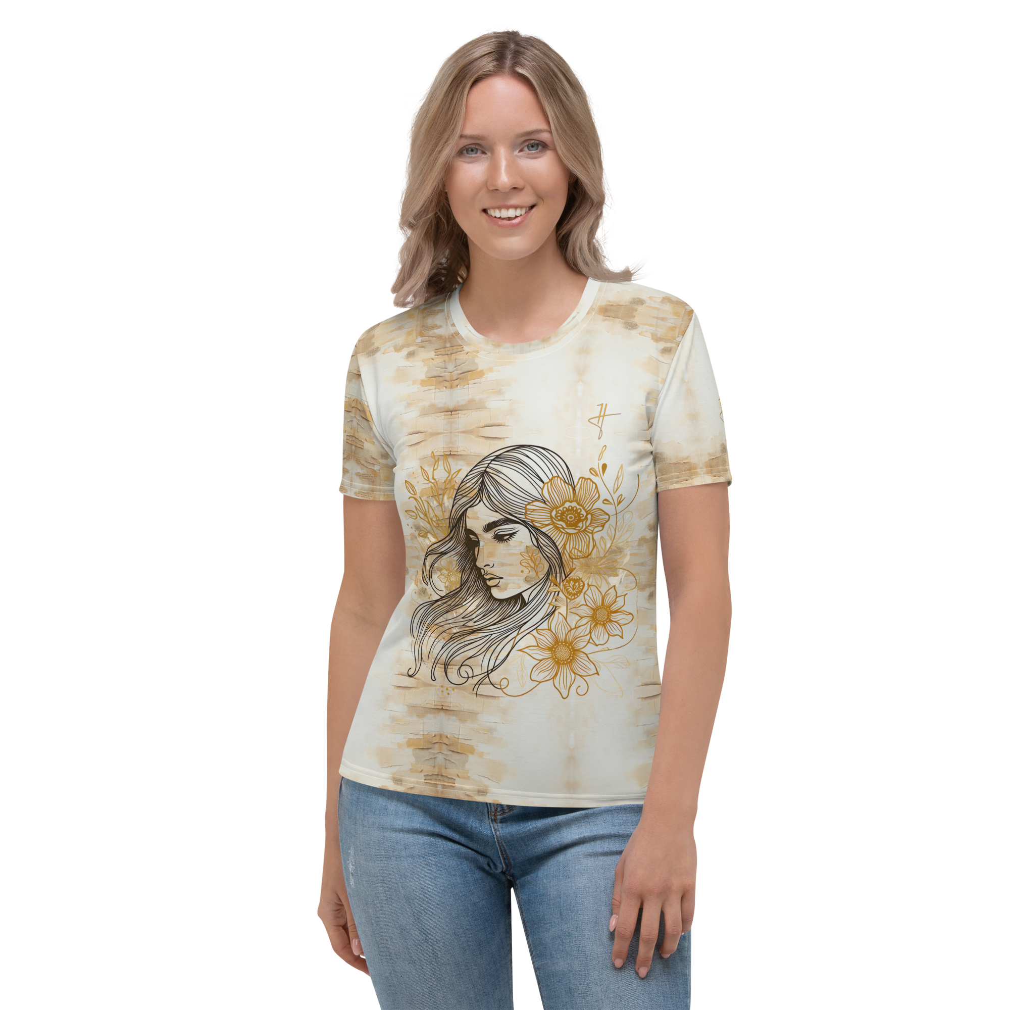 HUMANCHIC Art Line papier-mache T-shirt