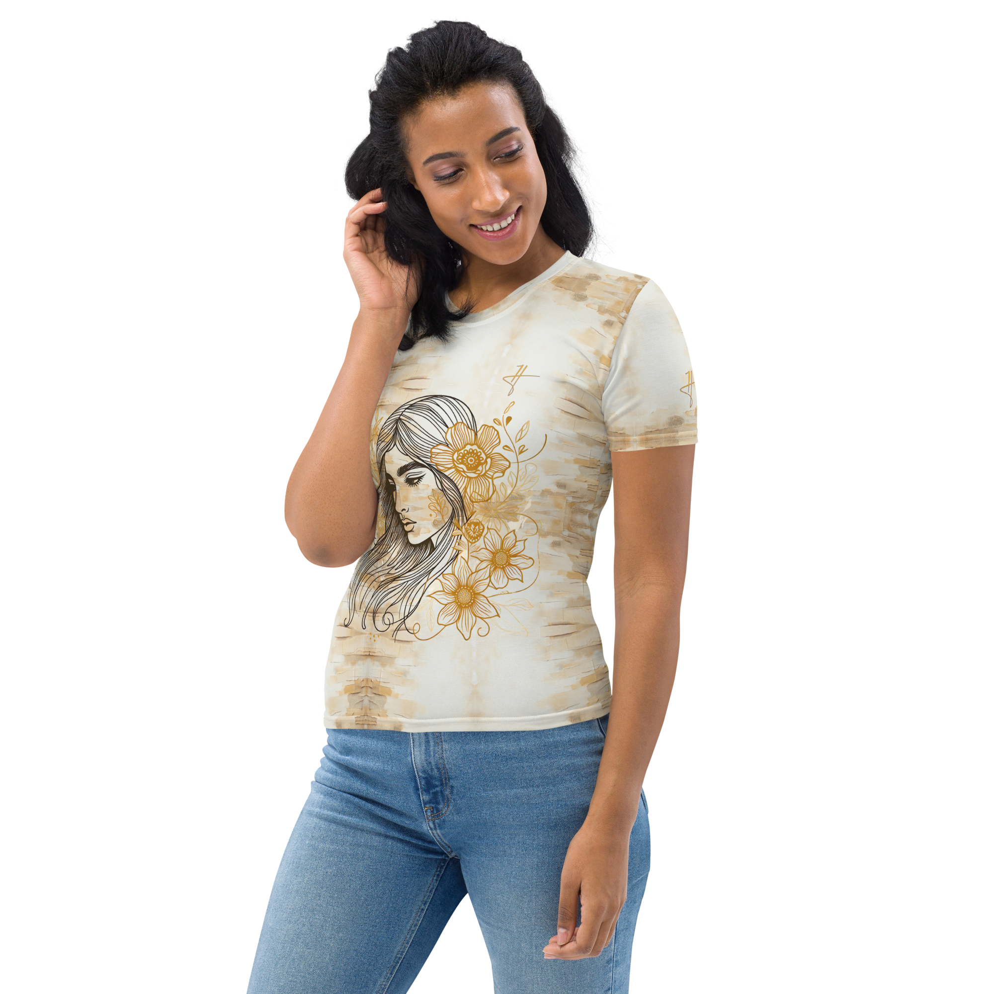 HUMANCHIC Art Line papier-mache T-shirt