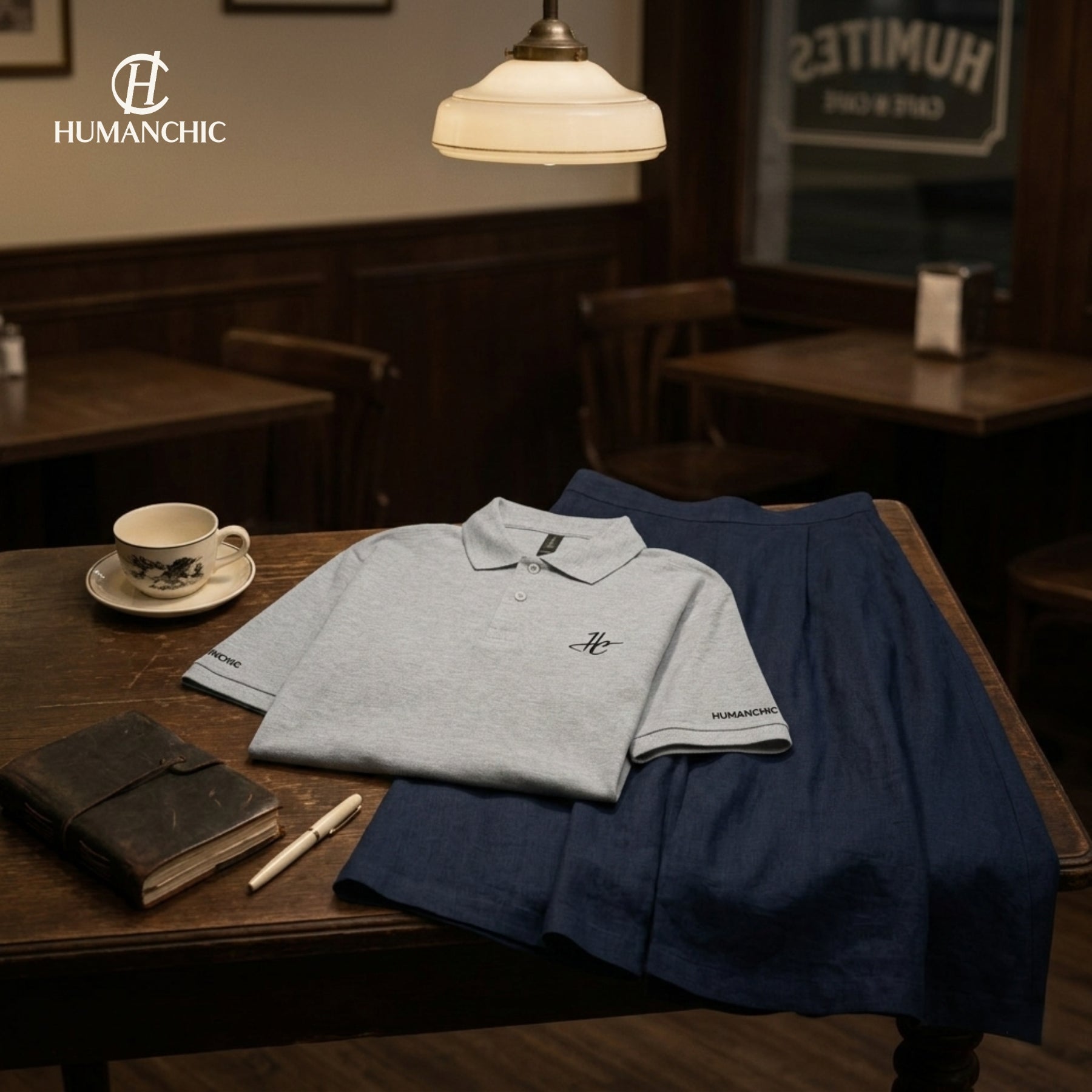 HUMANCHIC Refined Piqué Polo — Women