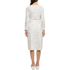 Humanchic Wave dress Wrap Dress - White/Gold
