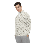 Men's Long Sleeve Quarter Zip -Cotton Feel 200g