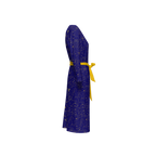 Humanchic Wave dress Wrap Dress - Navy/Gold