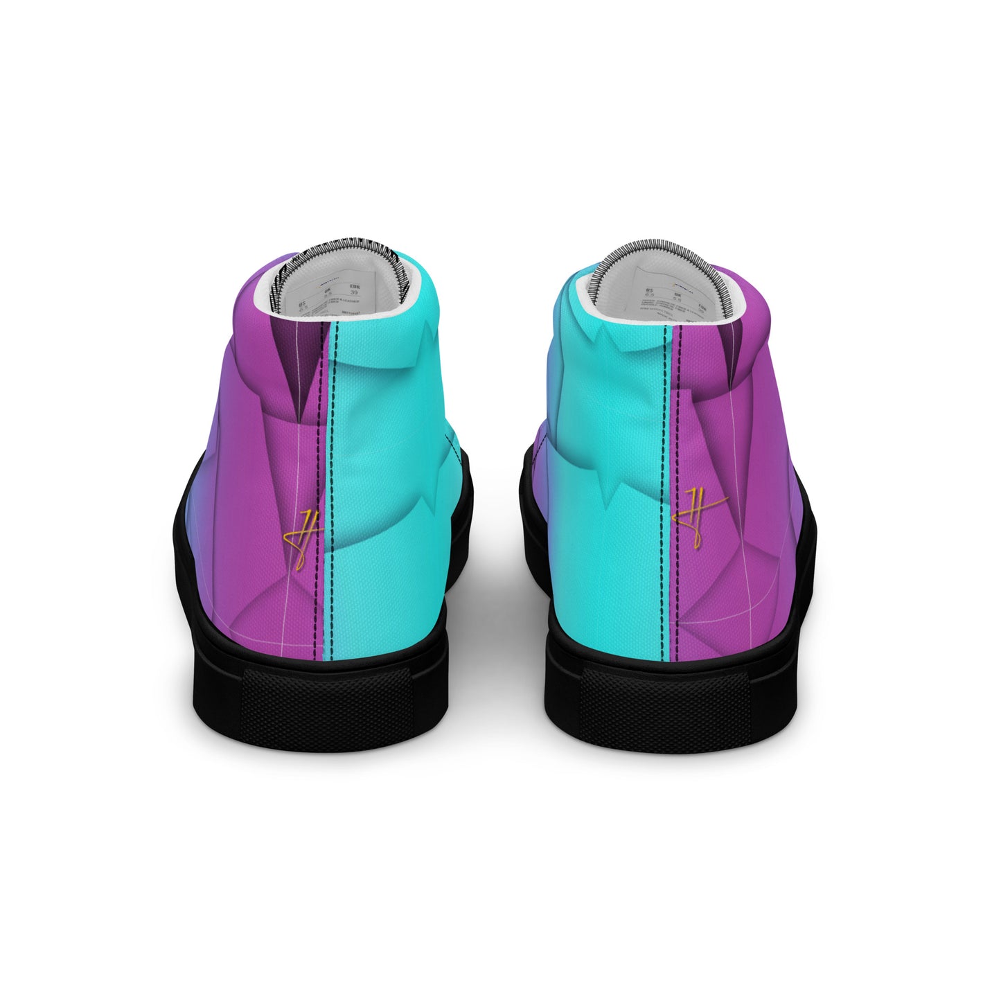 Square high top shoes #PY
