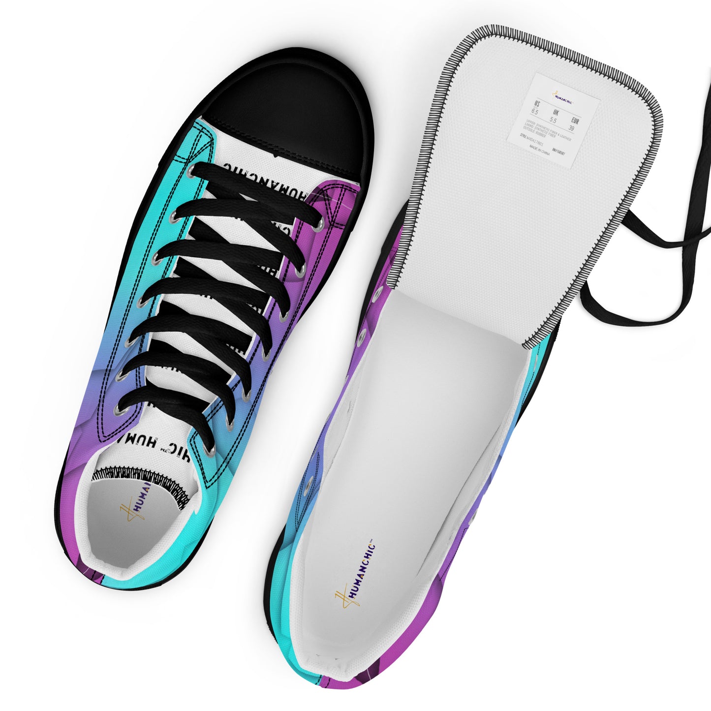 Square high top shoes #PY