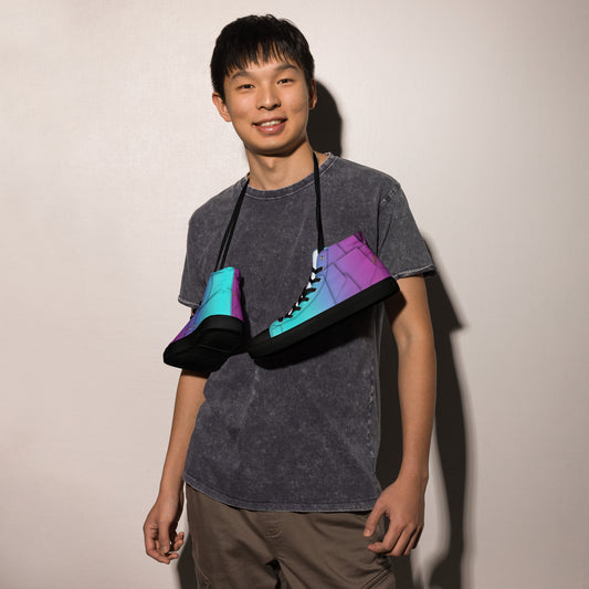 Square high top shoes #PY