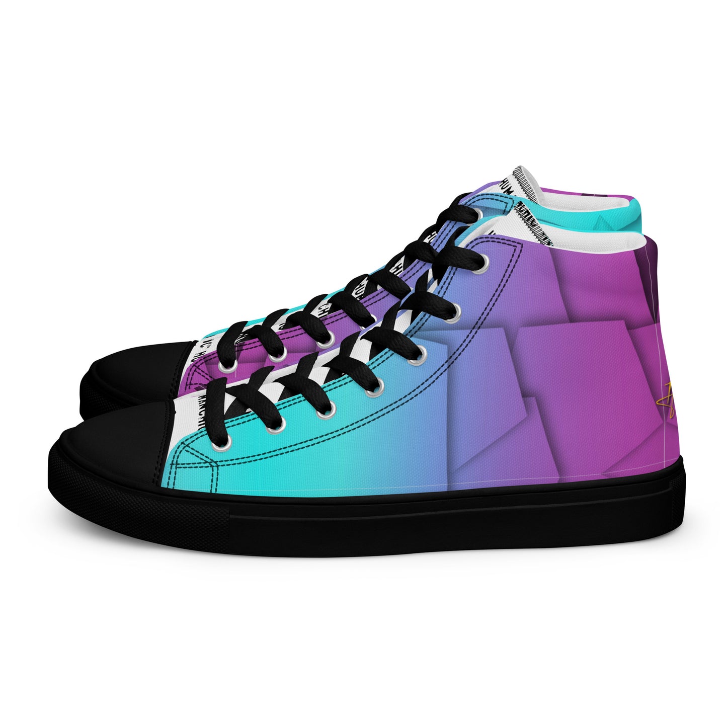 Square high top shoes #PY