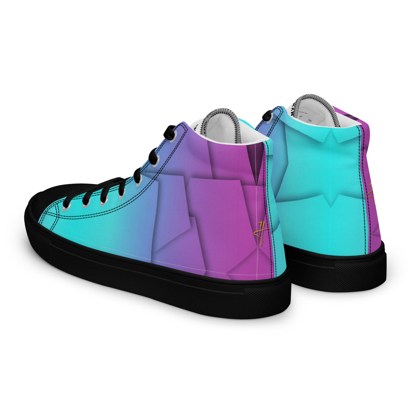 Square high top shoes #PY