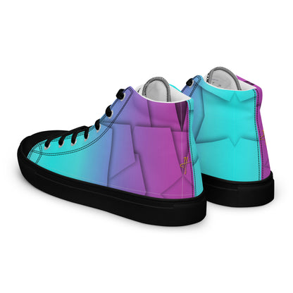 Square high top shoes #PY