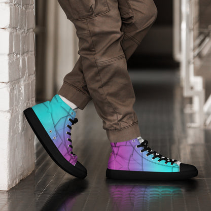 Square high top shoes #PY
