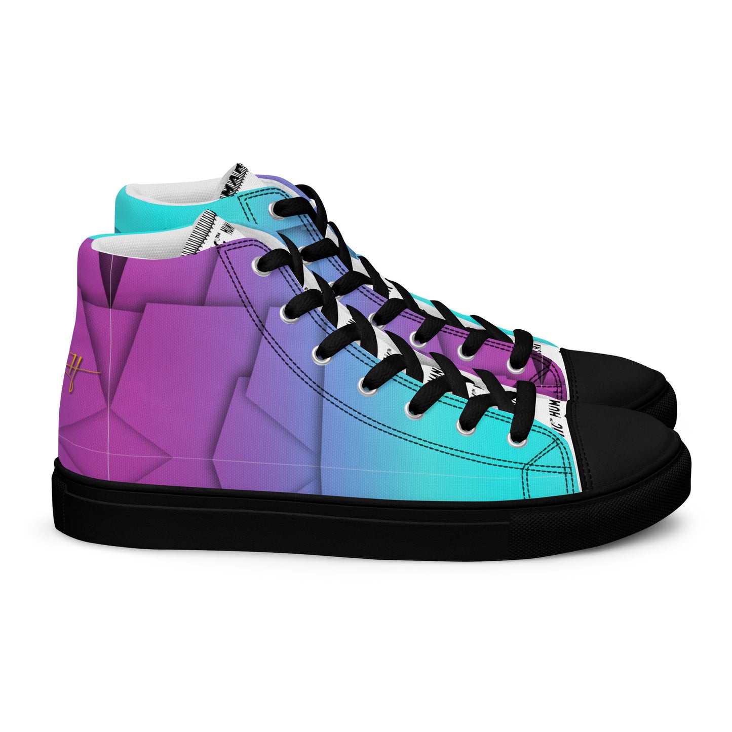 Square high top shoes #PY