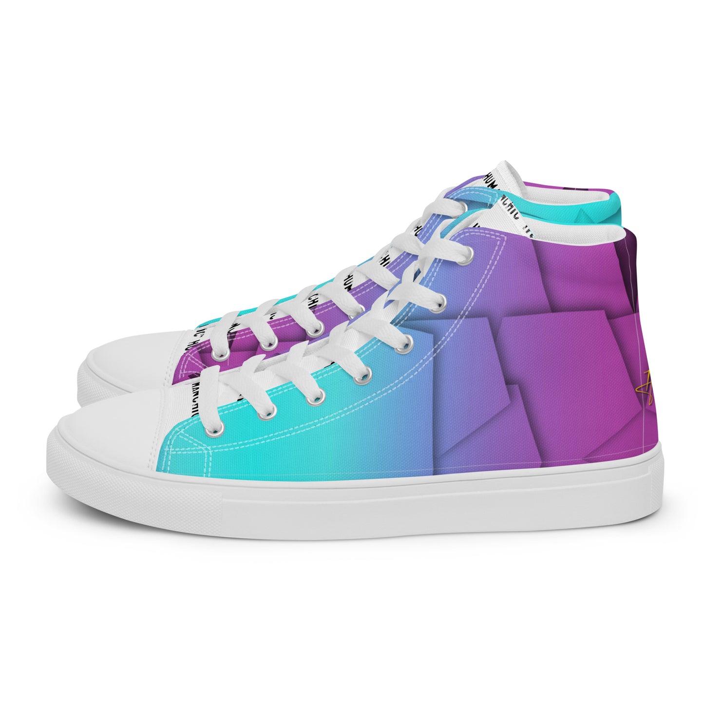 Square high top shoes #PY
