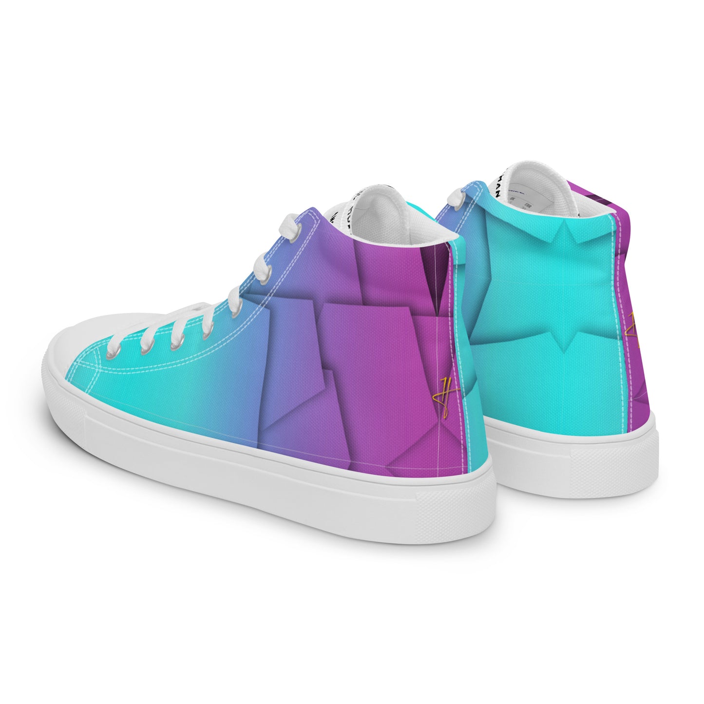 Square high top shoes #PY