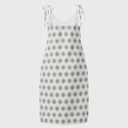 HUMANCHIC Diamond Folk Tie-Strap Midi Dress — Women