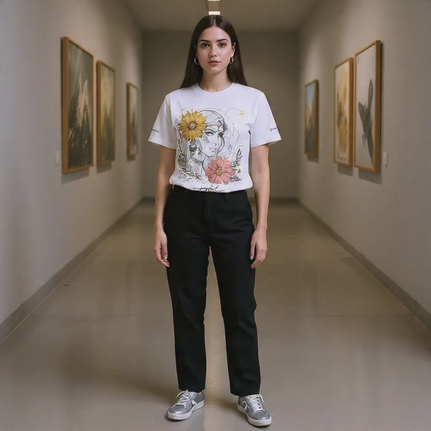HUMANCHIC Atelier Everyday Art Line Tee — Women